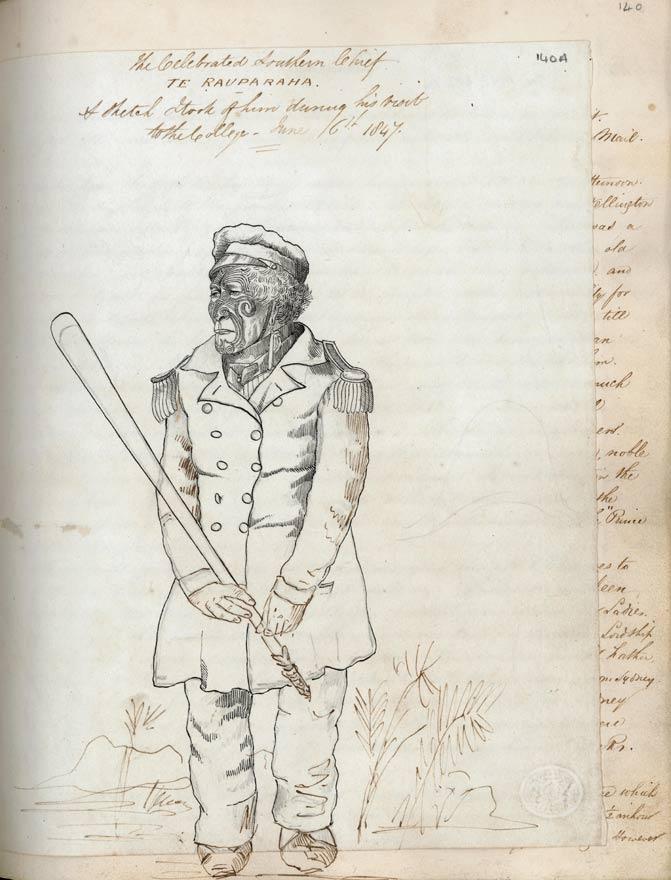 Te Rauparaha sketch
