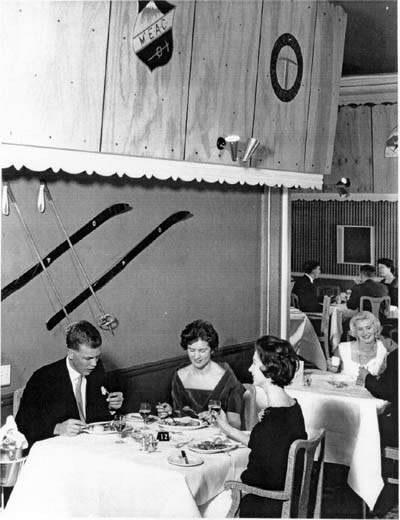 Dining at the Chateau Tongariro