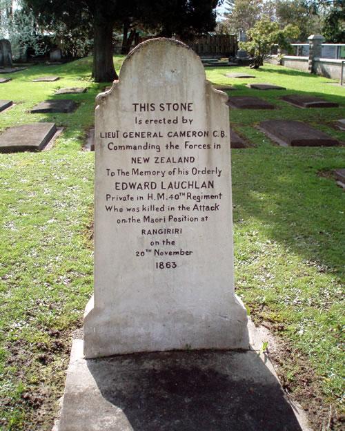 Rangiriri grave