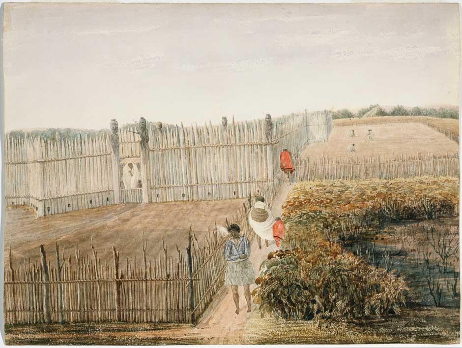 Gunfighter pā, c1845