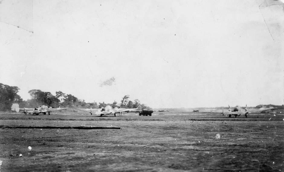 Aircraft on Henderson Field, Guadalcanal