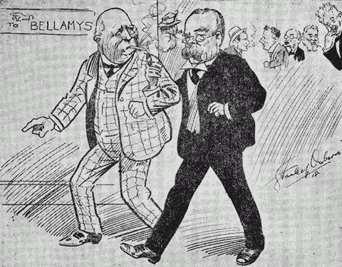 Bellamy's cartoon, 1912