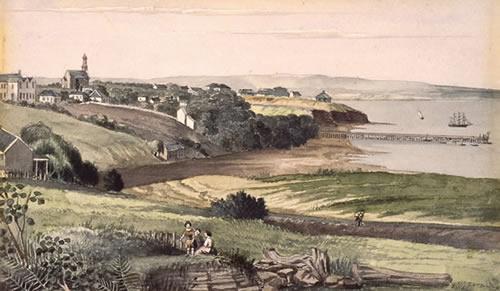 Auckland Parliament Buildings, 1859