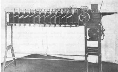 Early electronic counting machine