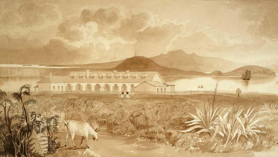 Government House, Auckland in the 1840s