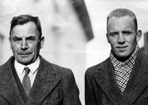 'Old' and 'Young' Vic Cavanagh