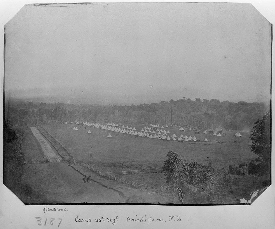 Camp of the 40th Regiment 1863