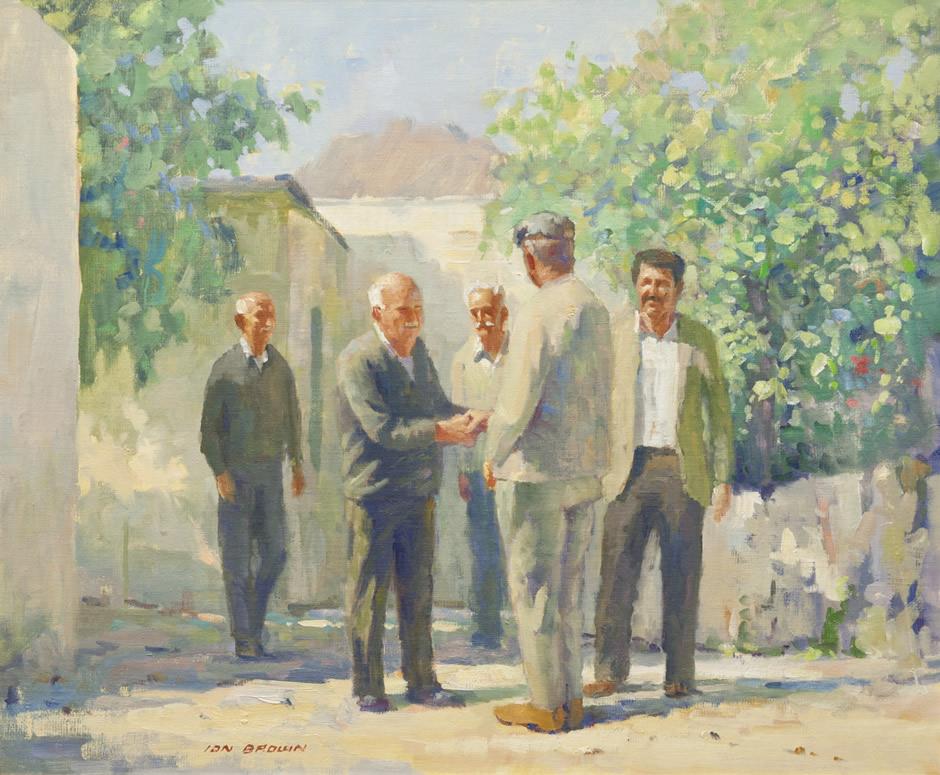 <em>A soldier returns</em>, by Ion Brown
