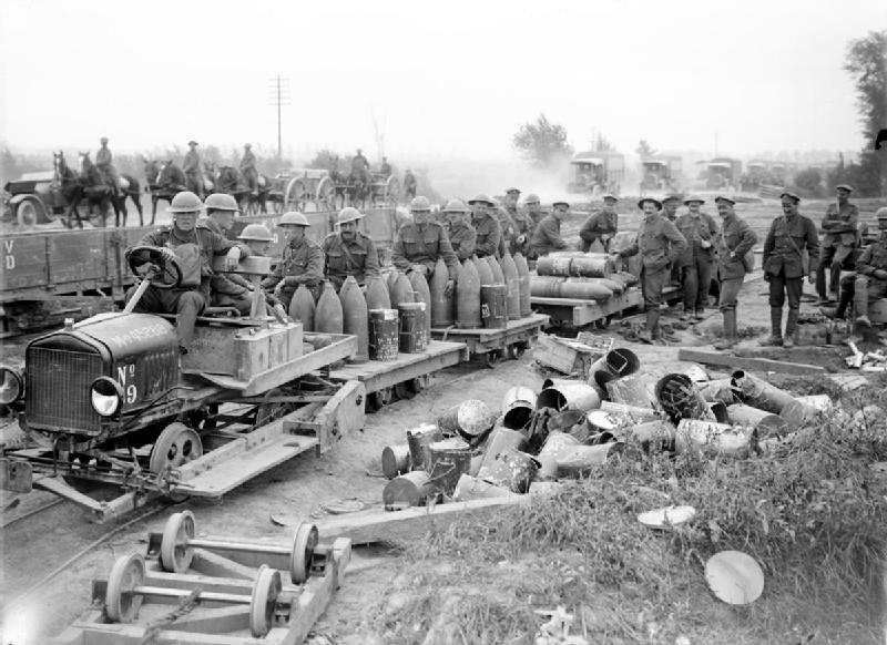 Light-rail ammunition train, Belgium