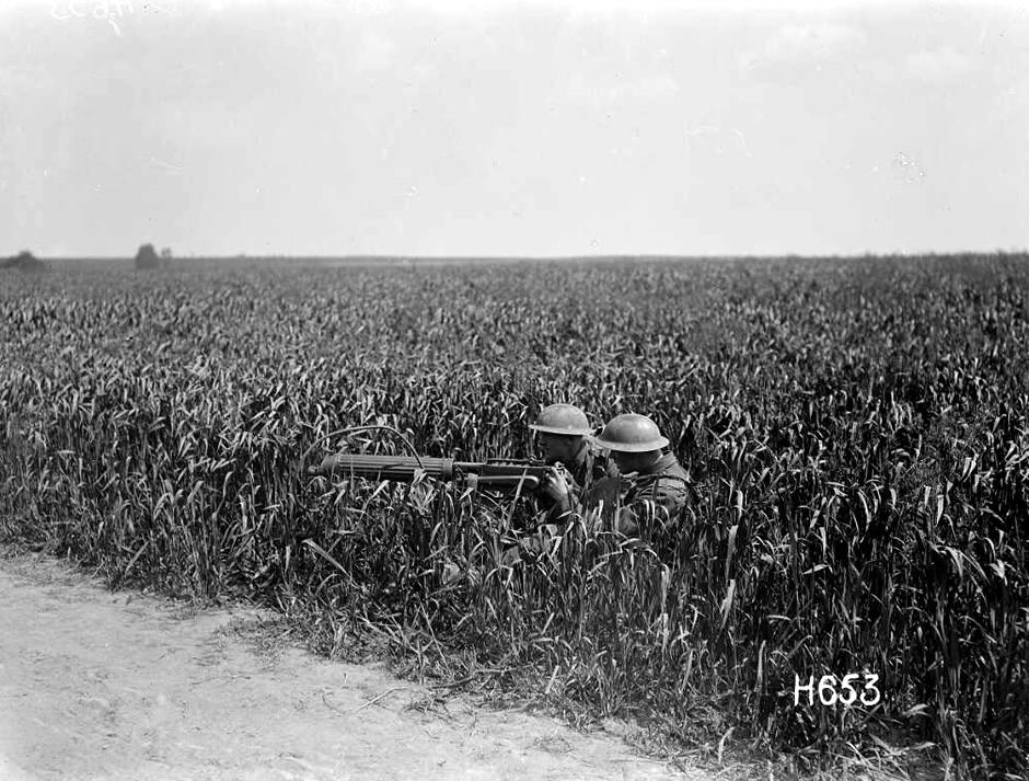 New Zealand Machine Gunners at Colincamps, 1918