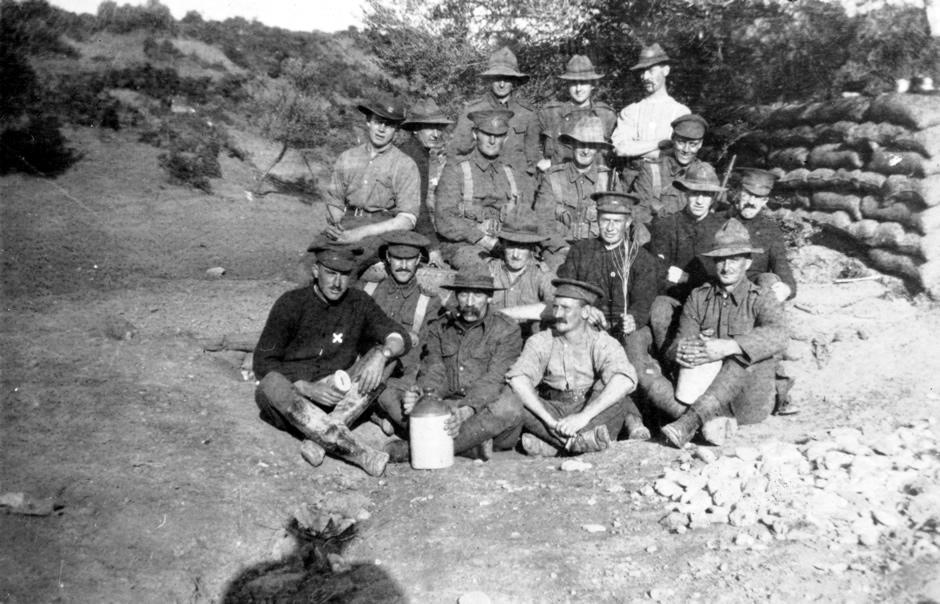 NZMR signallers on Gallipoli