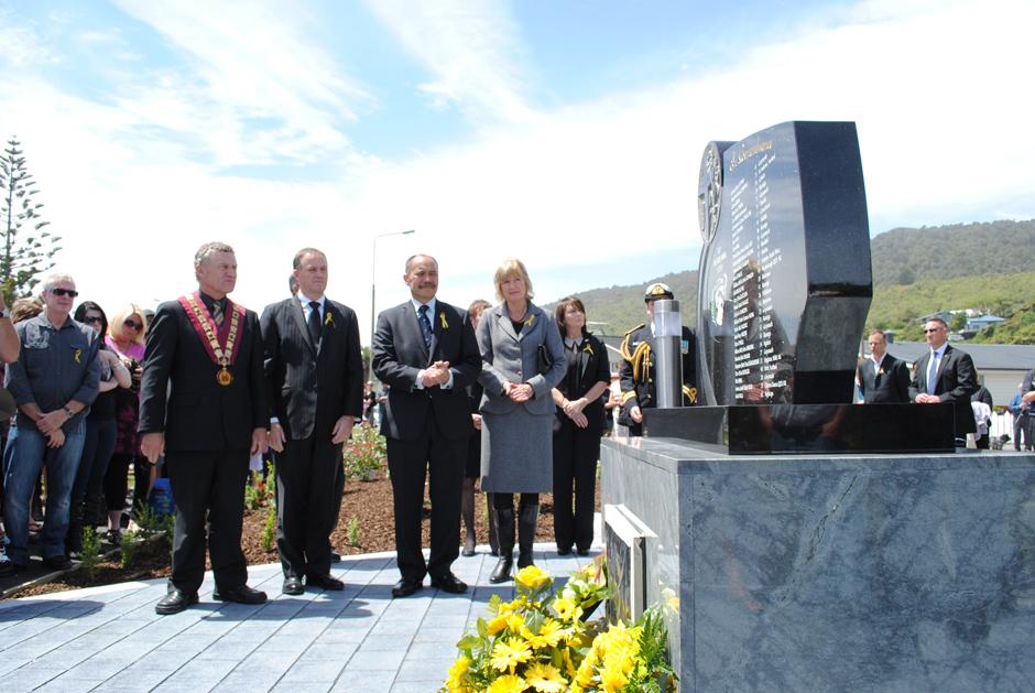 Pike River memorial stone
