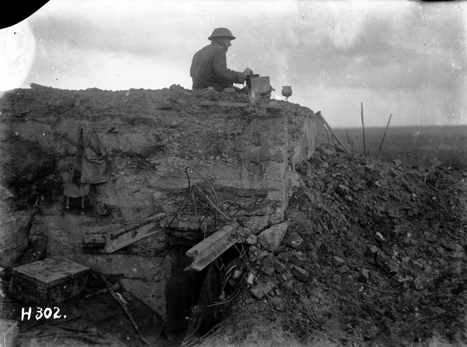 New Zealand signaller at Passchendaele