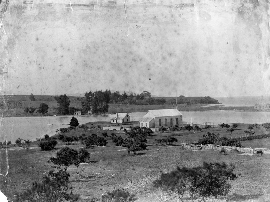 Waitangi marae at Te Tii in 1880