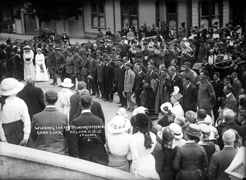 Reinforcements farewelled at Nelson