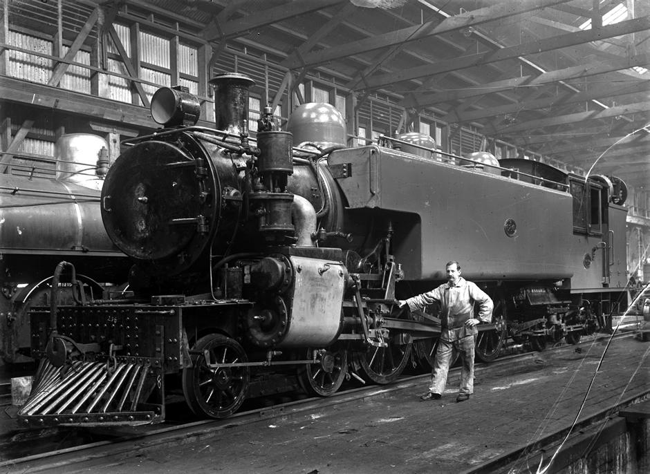 WS 686 locomotive at Petone workshops