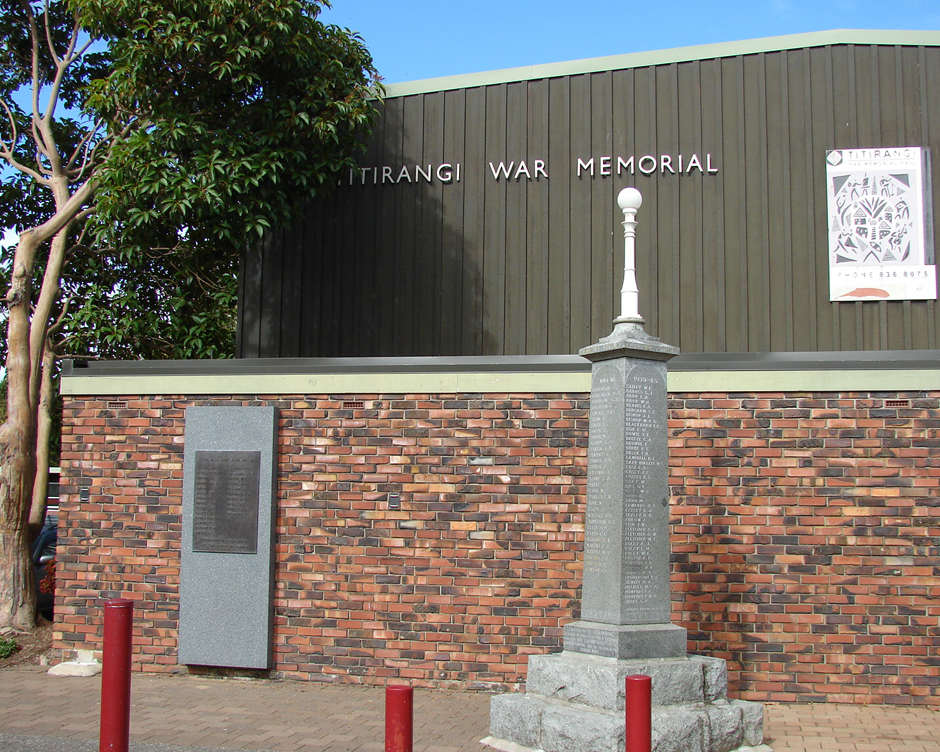 Titirangi war memorials