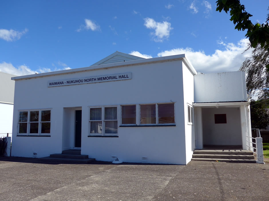 Waimana-Nukuhou North memorial hall